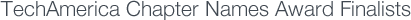 TechAmerica Chapter Names Award Finalists